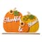Glitzhome® 16" Thanksgiving Wooden Pumpkins Table Décor